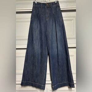 Pilcro antrhopologie Dark Blue Flare Jeans